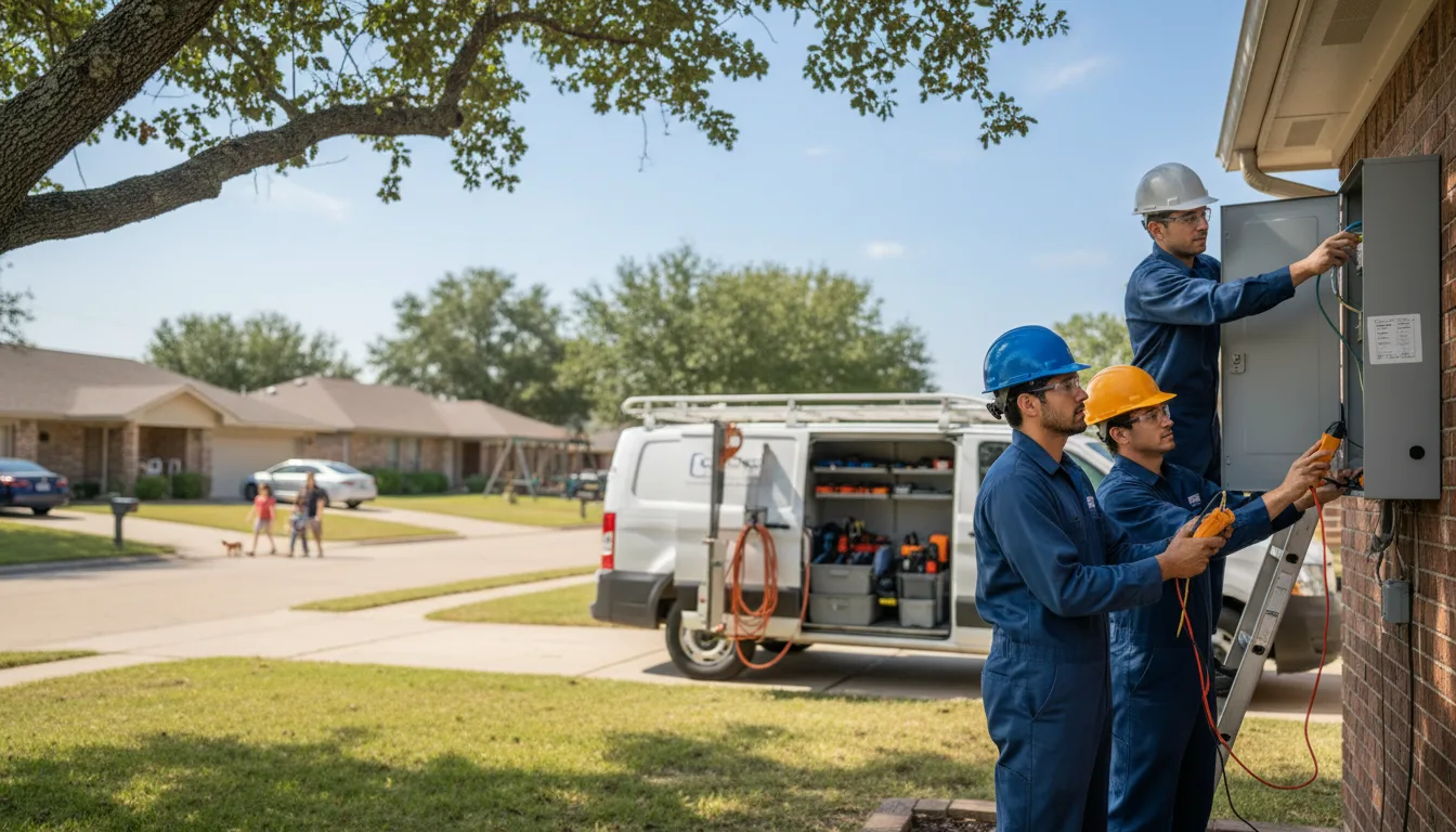 Certified electrician providing emergency electrical services in Belmont, OH